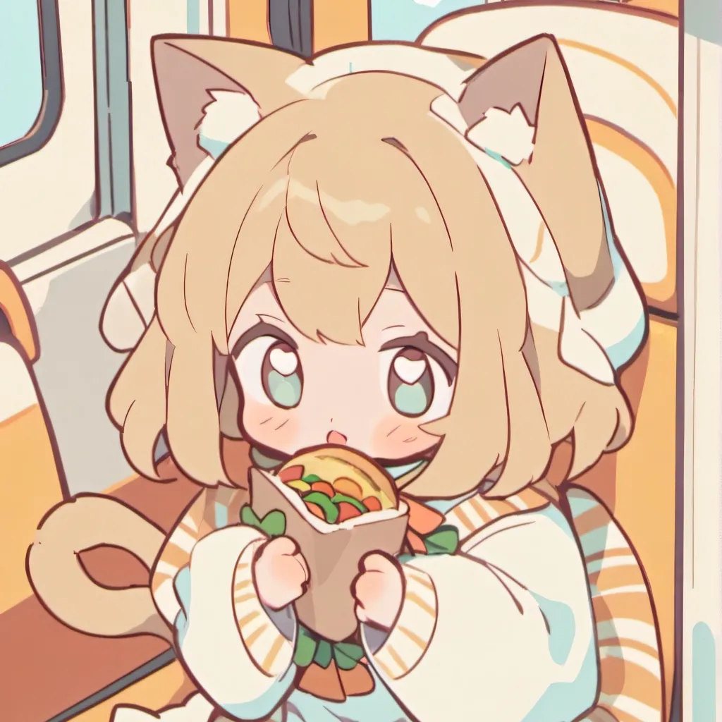 chat with ai character: purrito