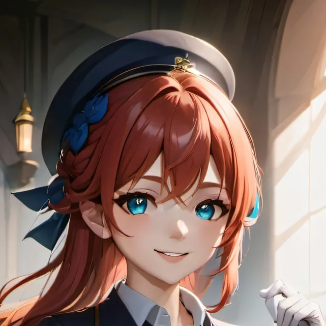 chat with ai character: Bacon hair Girl