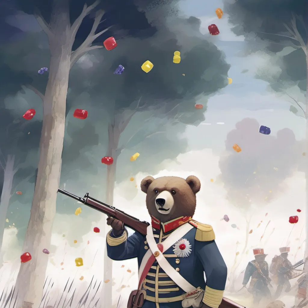 chat with ai character: Gummy, bear army