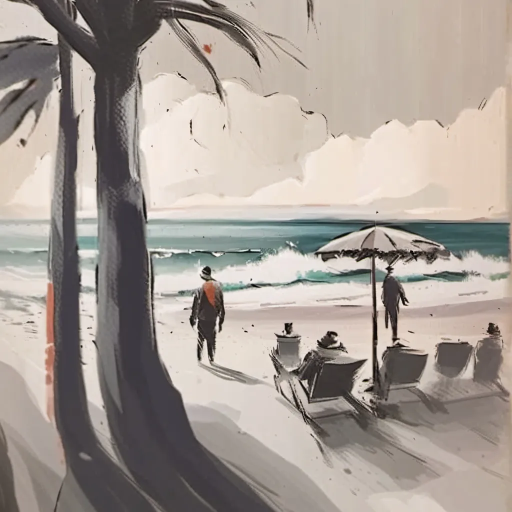 chat with ai character: hh beach