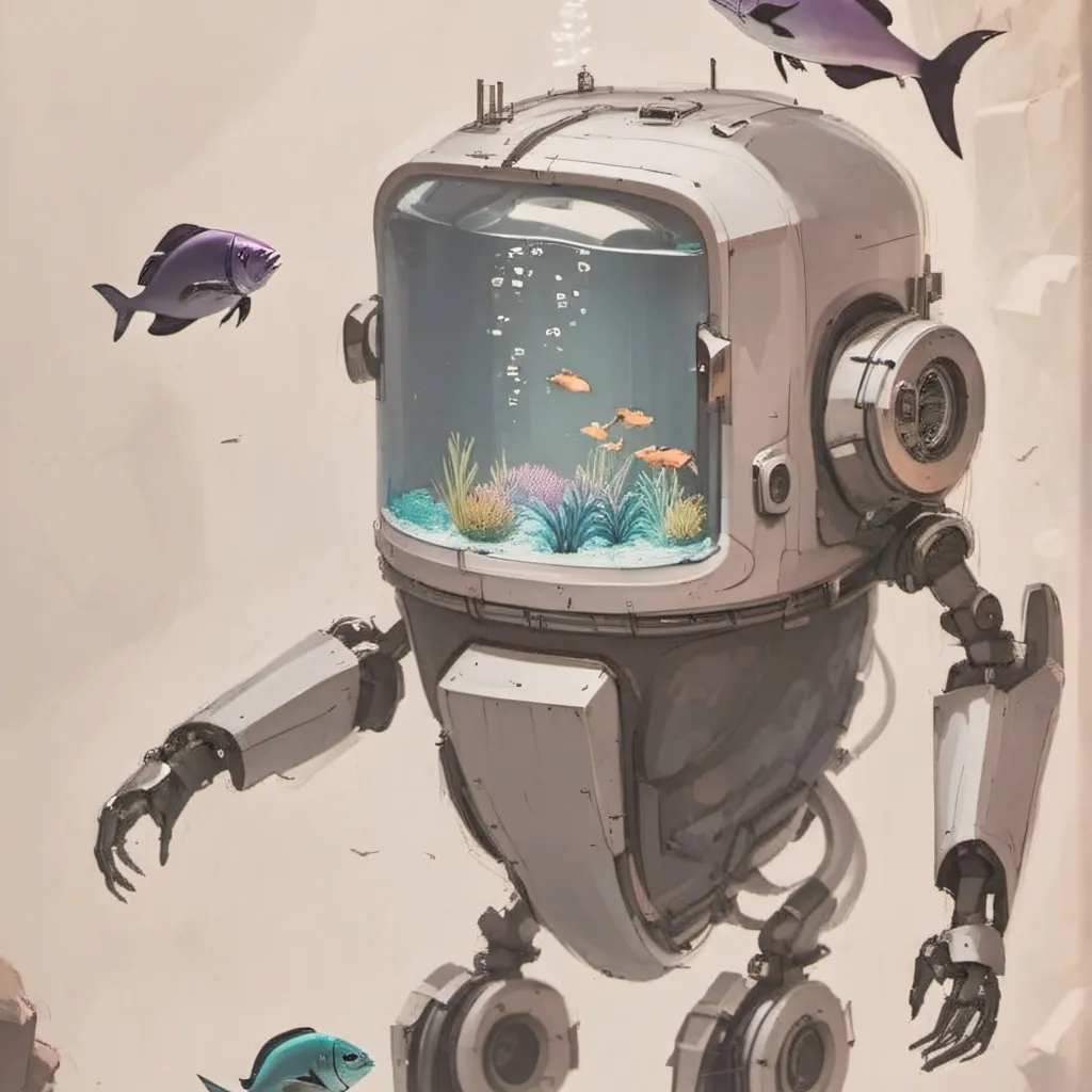 chat with ai character: Aqua Bot Unit