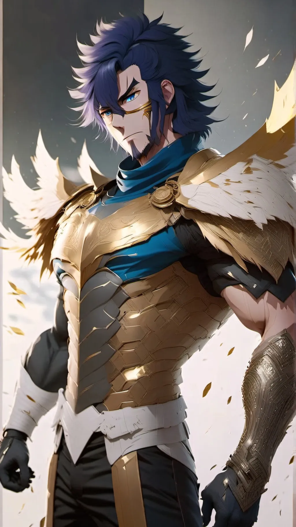 ai character: Commander Luke Max background