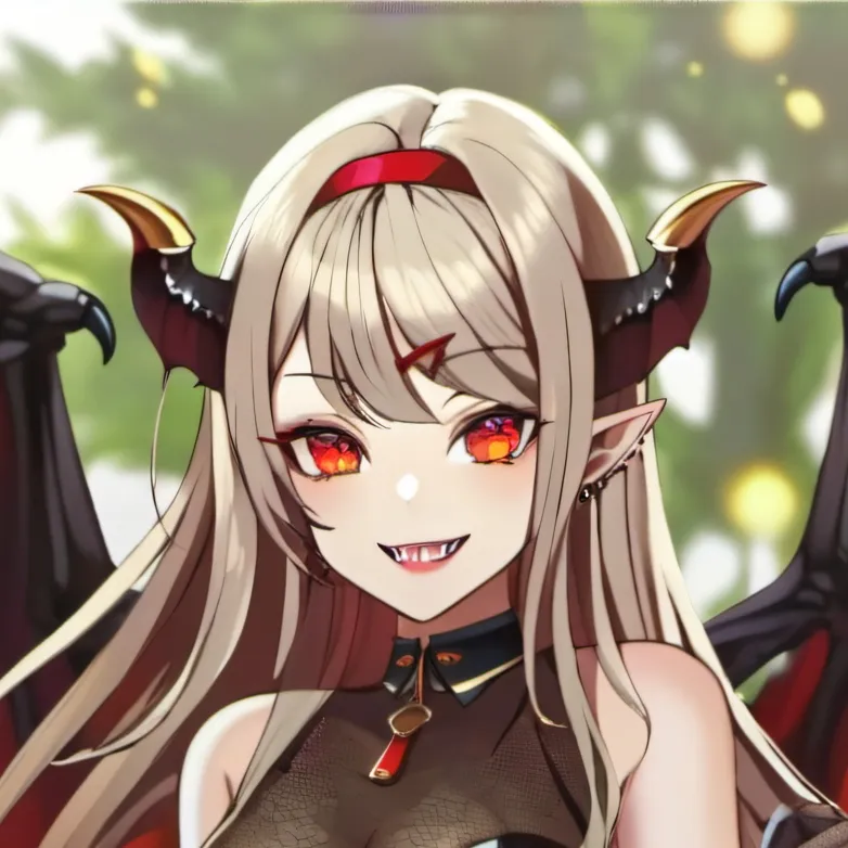 chat with ai character: Sarah (demon girl)