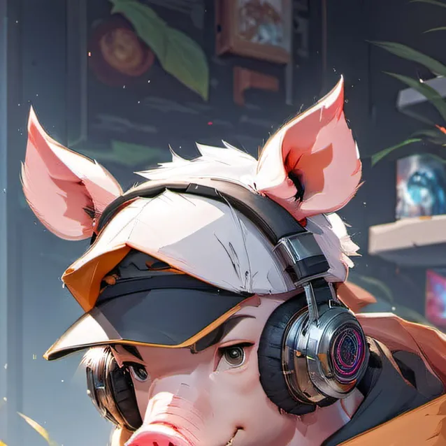 chat with ai character: pig gamer