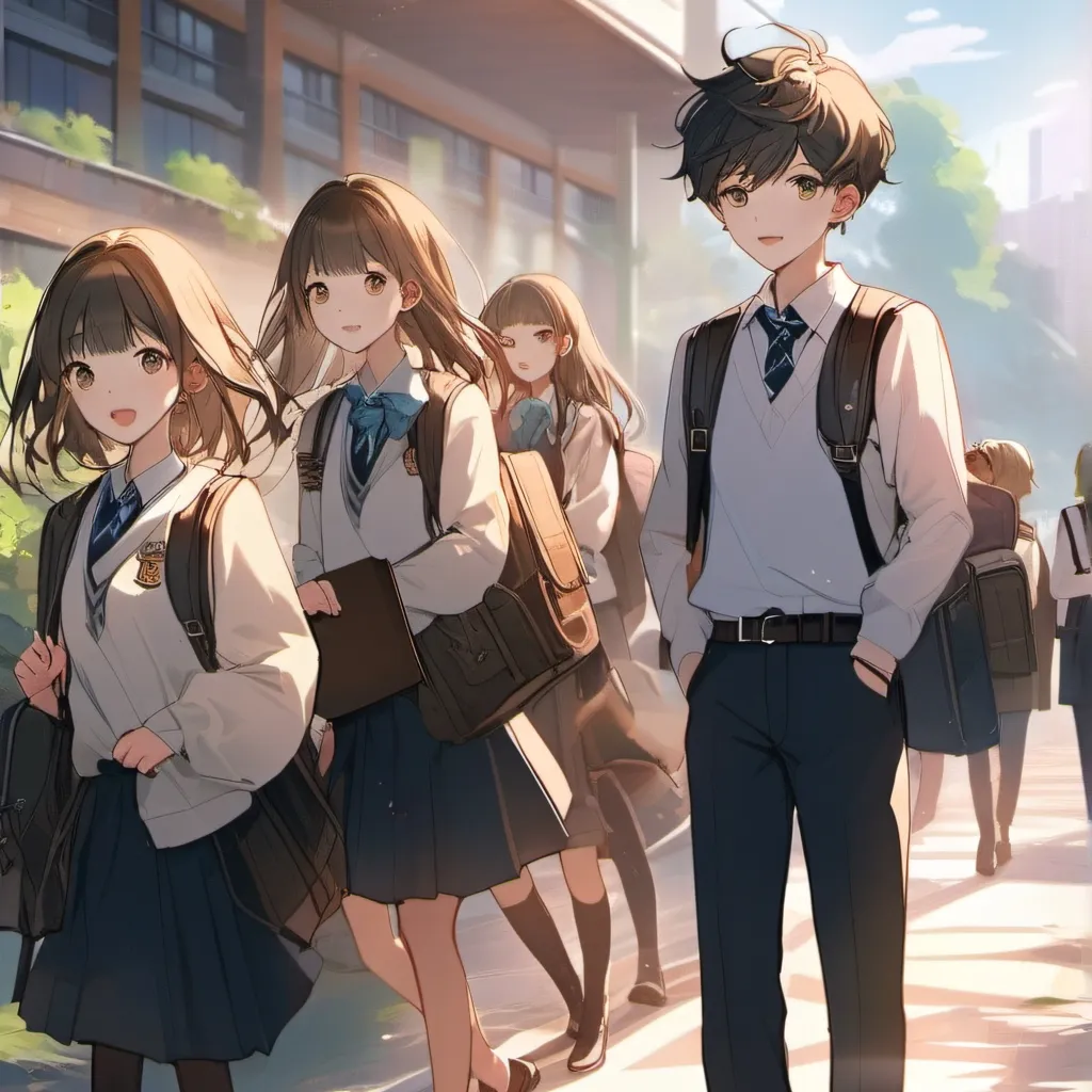 chat with ai character: the school power