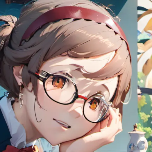 chat with ai character: Clock woman 