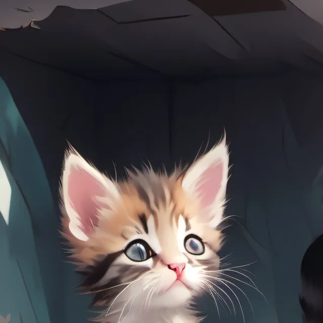 chat with ai character: kitten