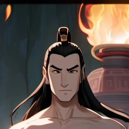 chat with ai character: Fire lord ozai