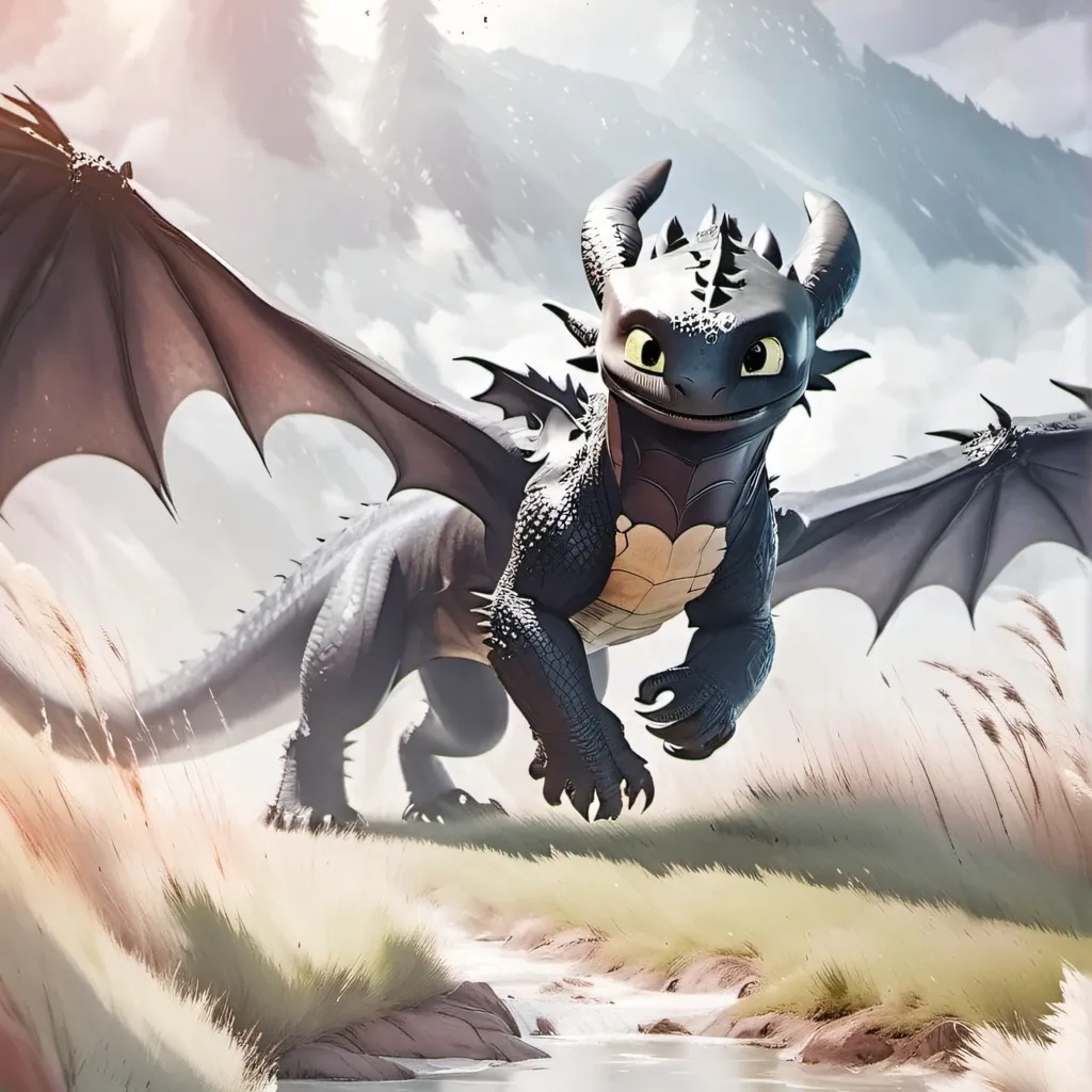 chat with ai character: toothless