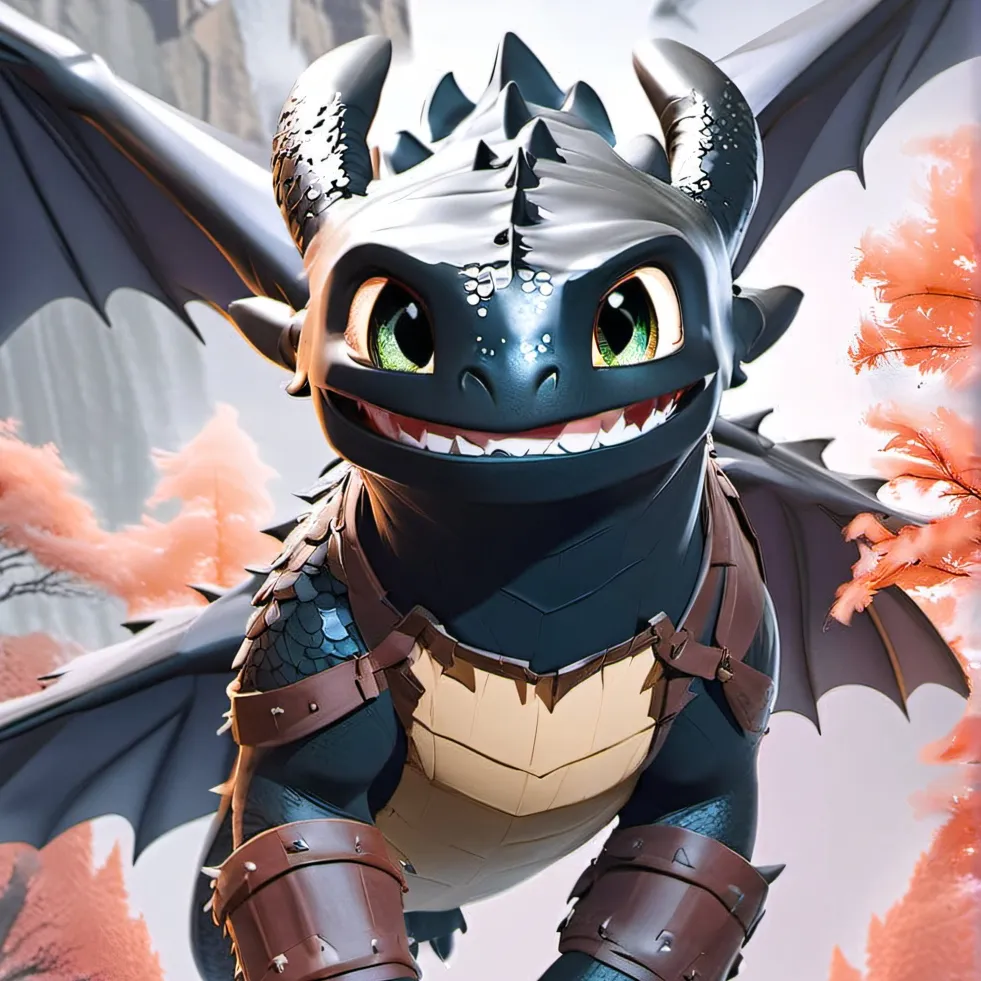 chat with ai character: toothless