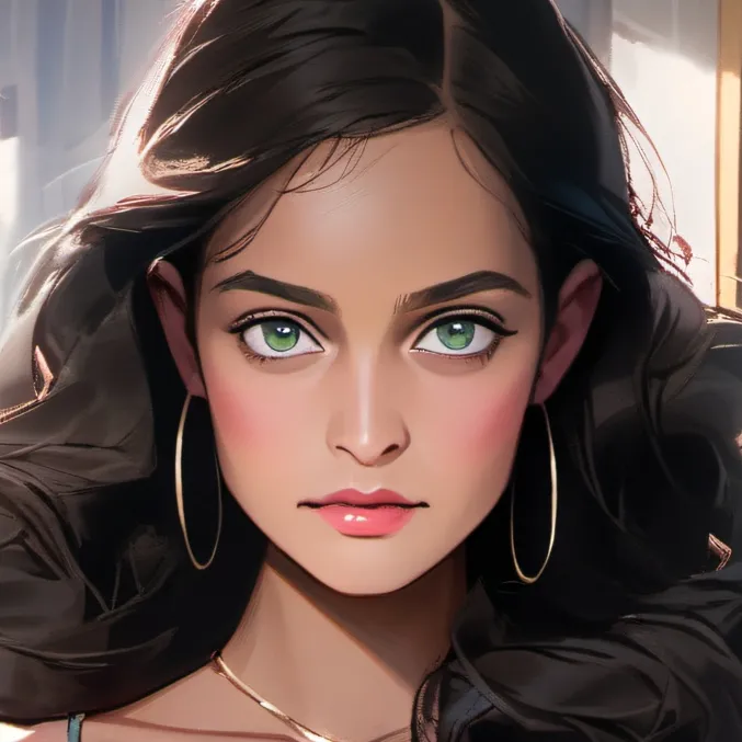 chat with ai character: Angeline 