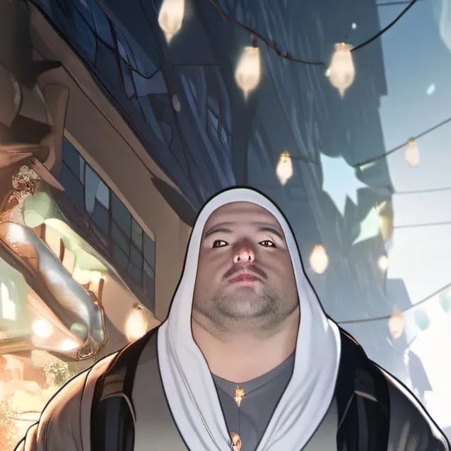 chat with ai character: fat guy