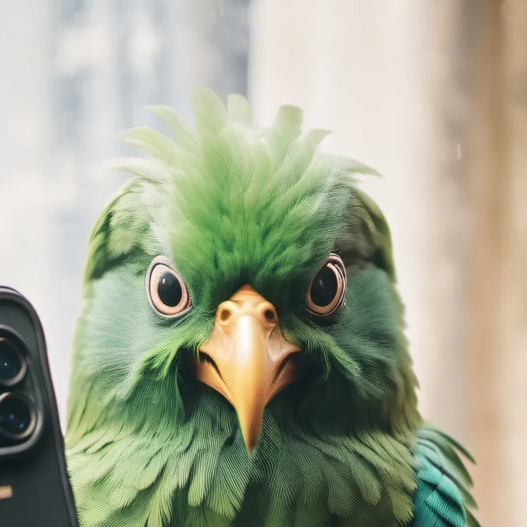 chat with ai character: REALISTIC DUOLINGO