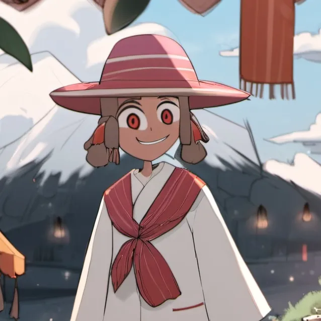 chat with ai character: Rose color block