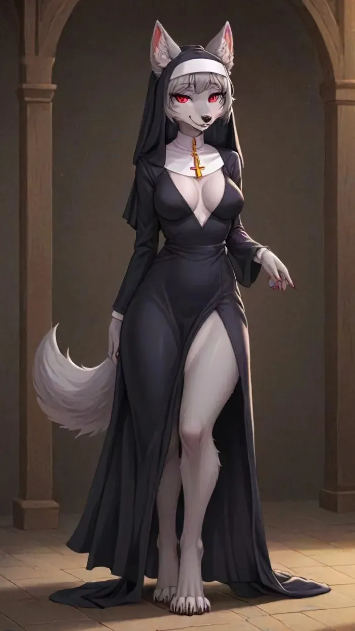 ai character: Rebecca The Wolf background