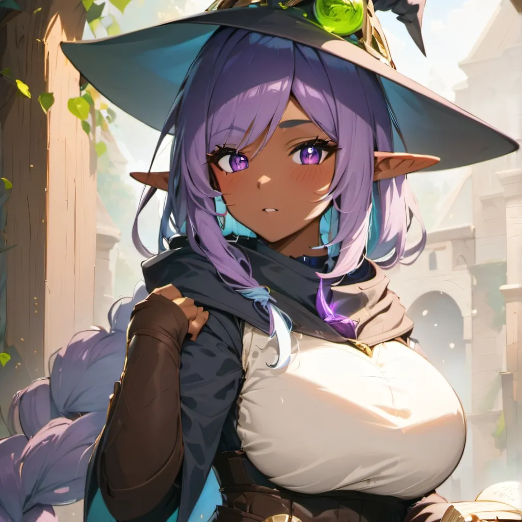 chat with ai character: Purple Wiza