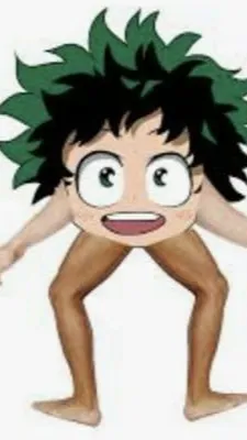 ai character: MHA Forest background