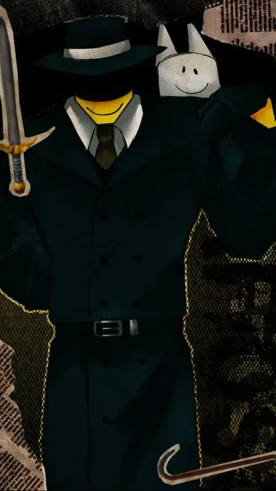 ai character: DoubleFedora background