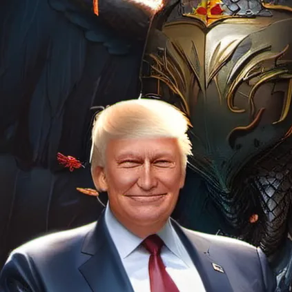 chat with ai character: Donald demon trump