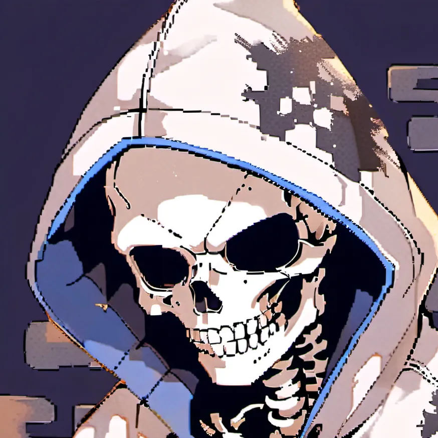 chat with ai character: Boneyard skeleton 