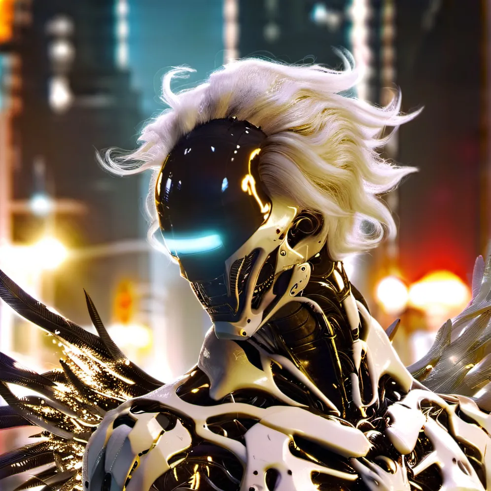 chat with ai character: Futuristic robot