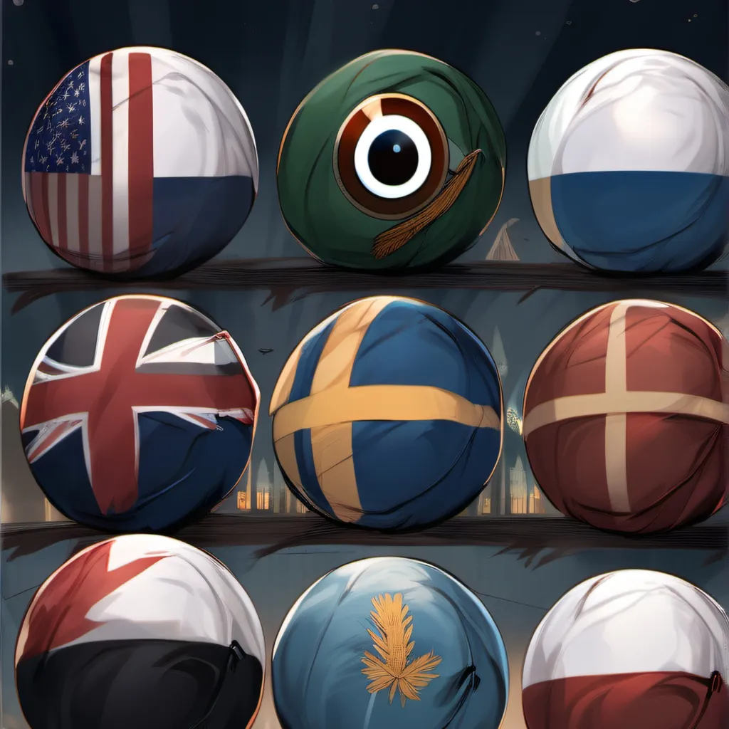 chat with ai character:  countryballs