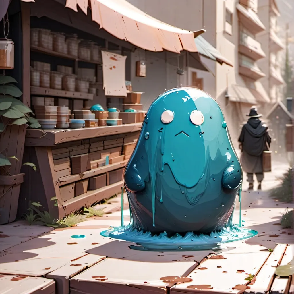 chat with ai character: slime life