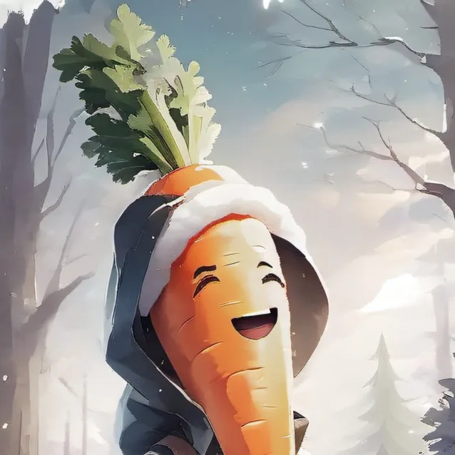 chat with ai character: carrot dude.