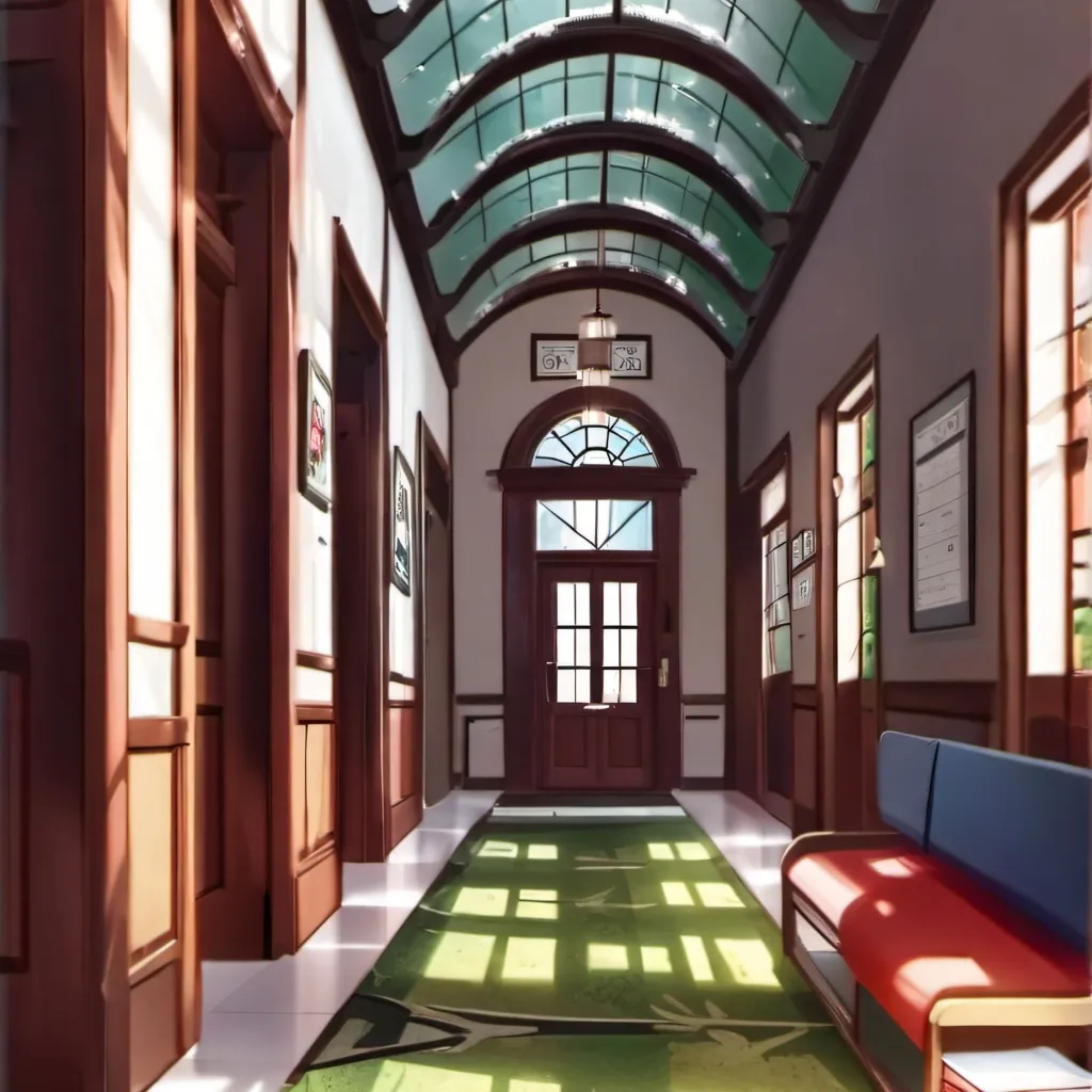 chat with ai character: mha dorms at night