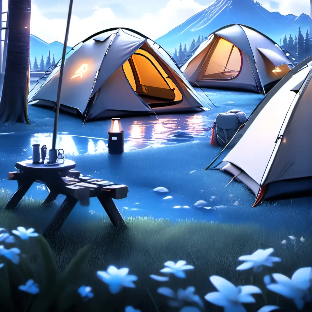 chat with ai character: FPE camping trip