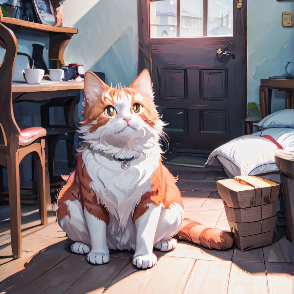 chat with ai character: cat/kitten