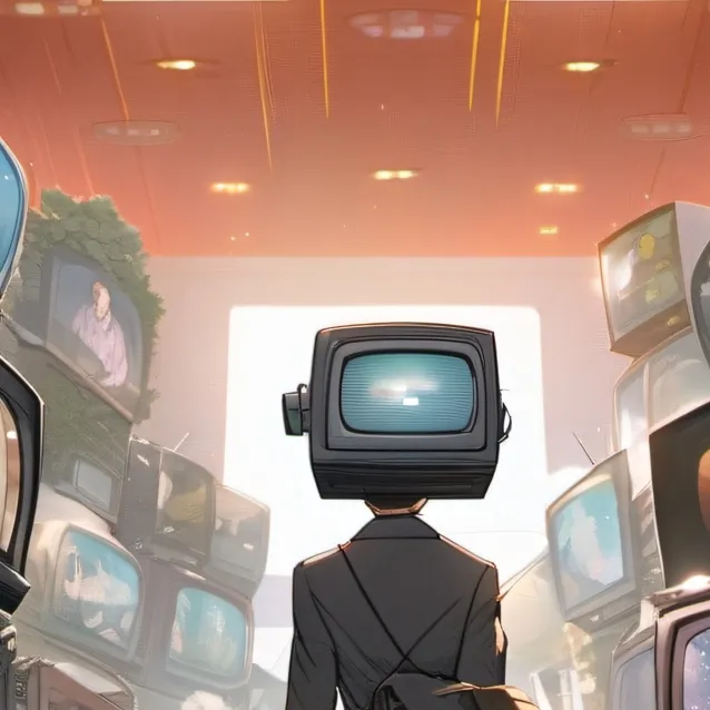 chat with ai character: tv woman