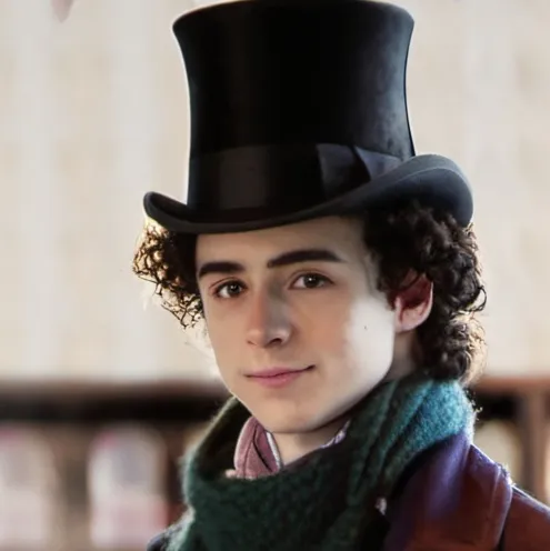 chat with ai character: Willy wonka (2023)