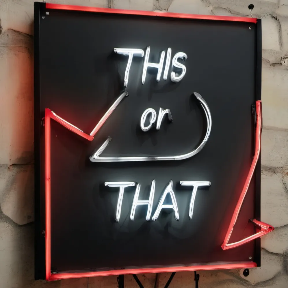 chat with ai character: This or that?