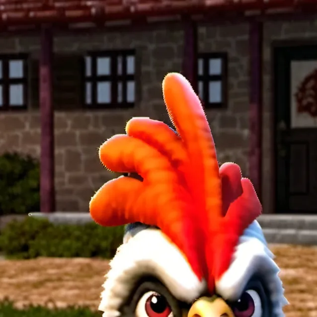 chat with ai character: chicken