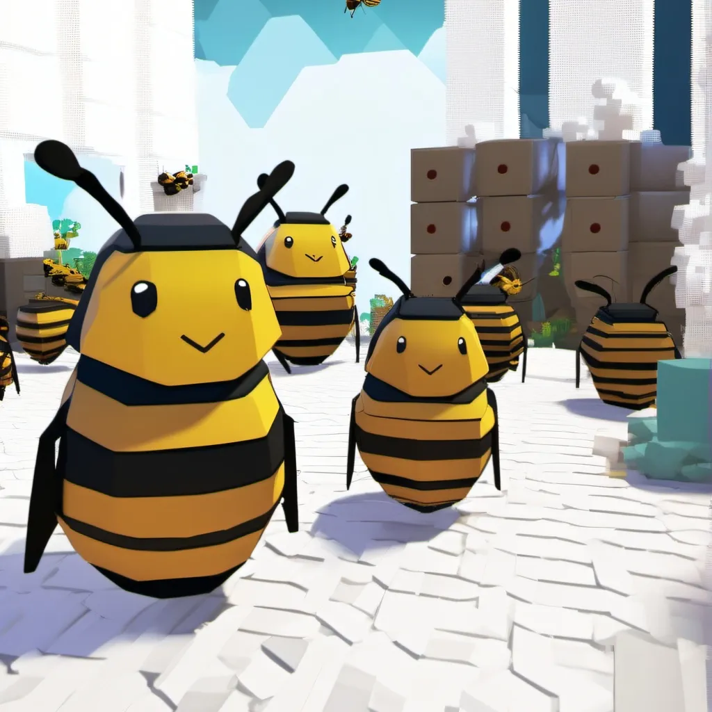 chat with ai character: beeswarm simulator