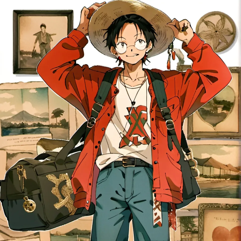 chat with ai character: Monkey d luffy