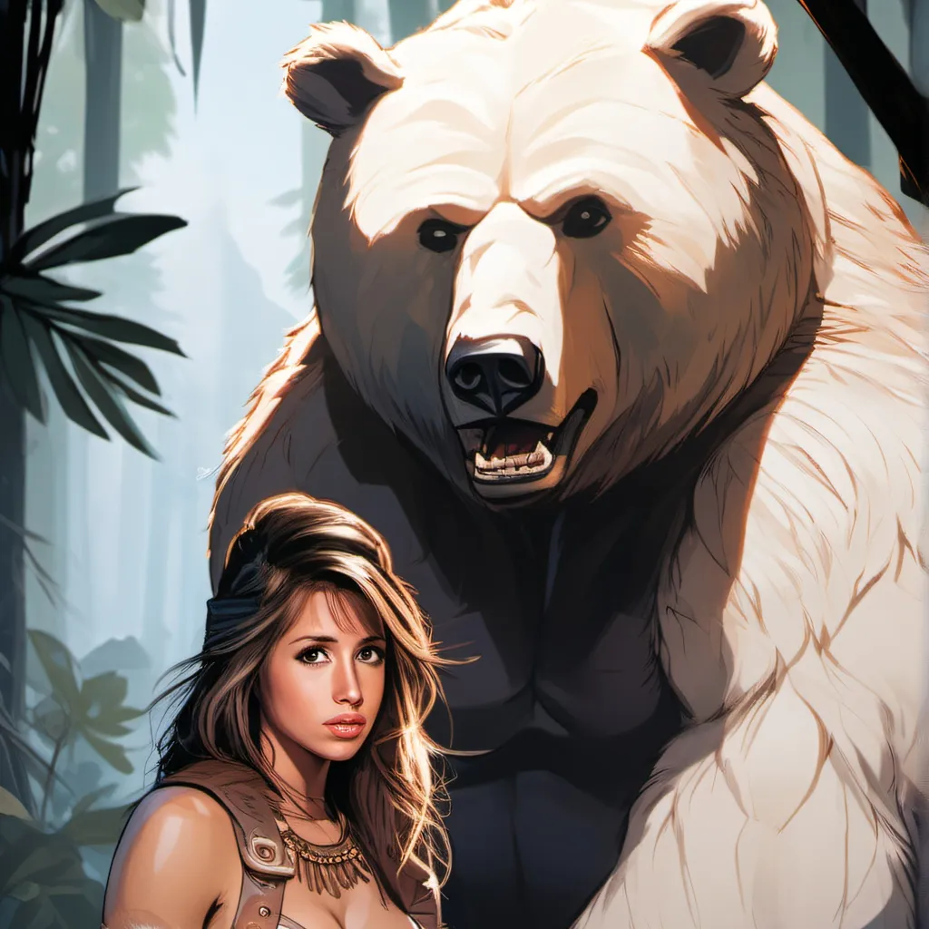 chat with ai character: Hope, Jungle Girl