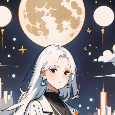 chat with ai character: The Moon (Tarot)