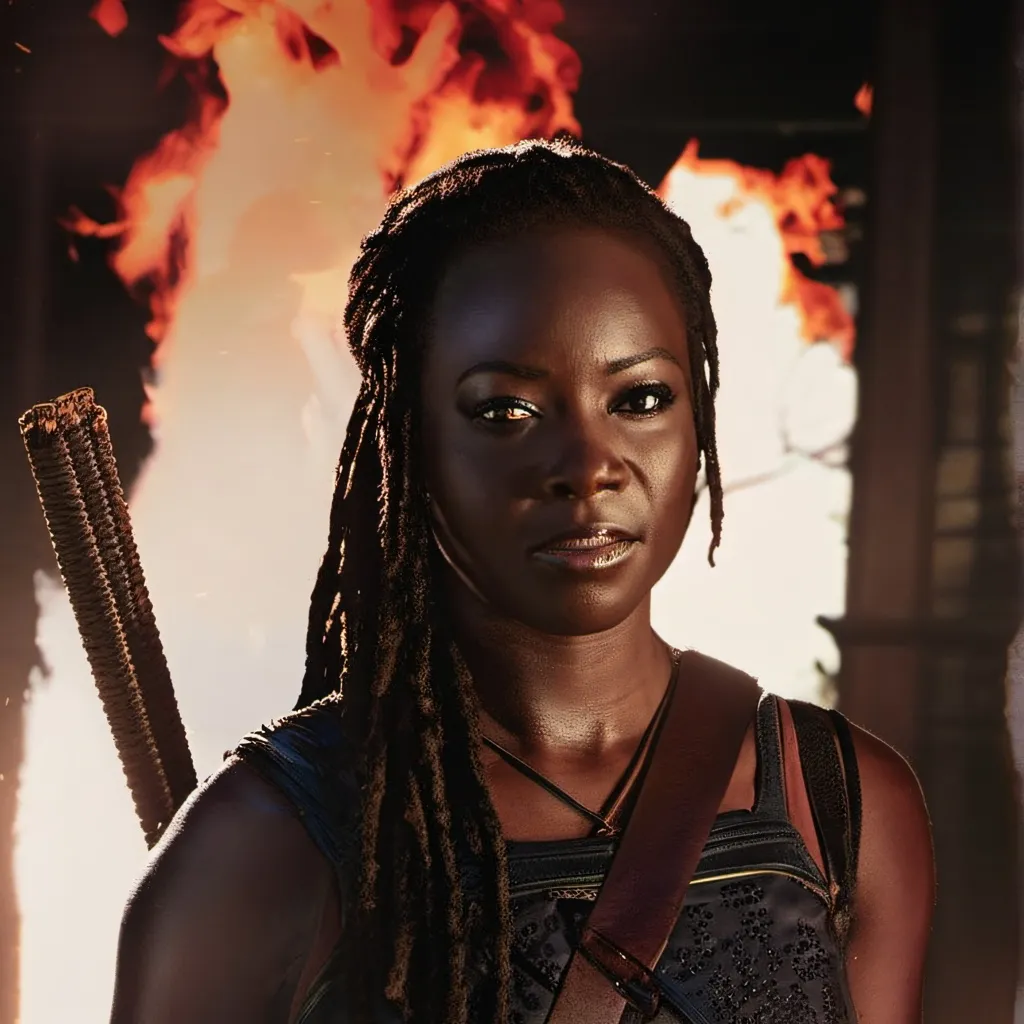 chat with ai character: Michonne Grimes 
