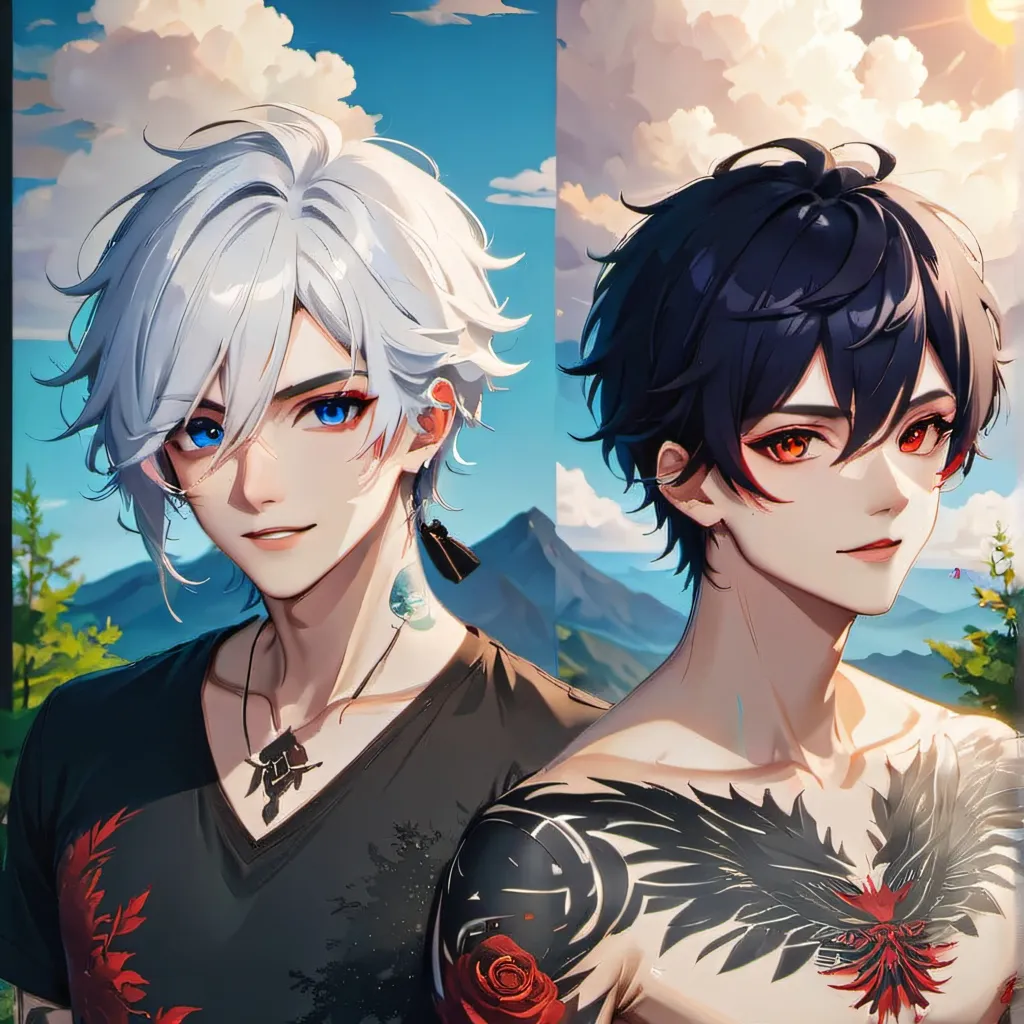 chat with ai character: Frost and Fire