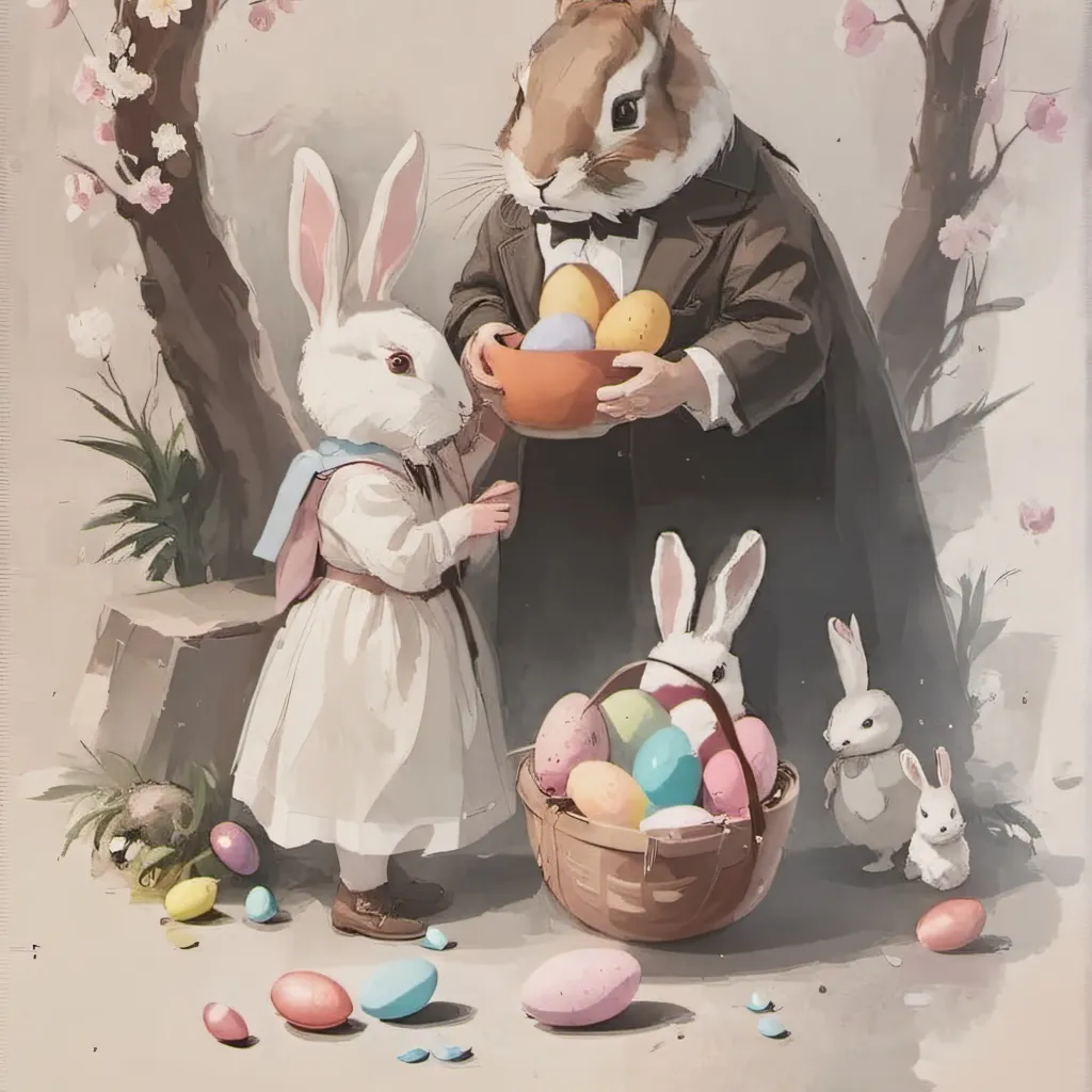 chat with ai character: Easter Family