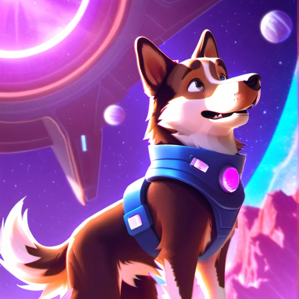 chat with ai character: Buddy Space Dog
