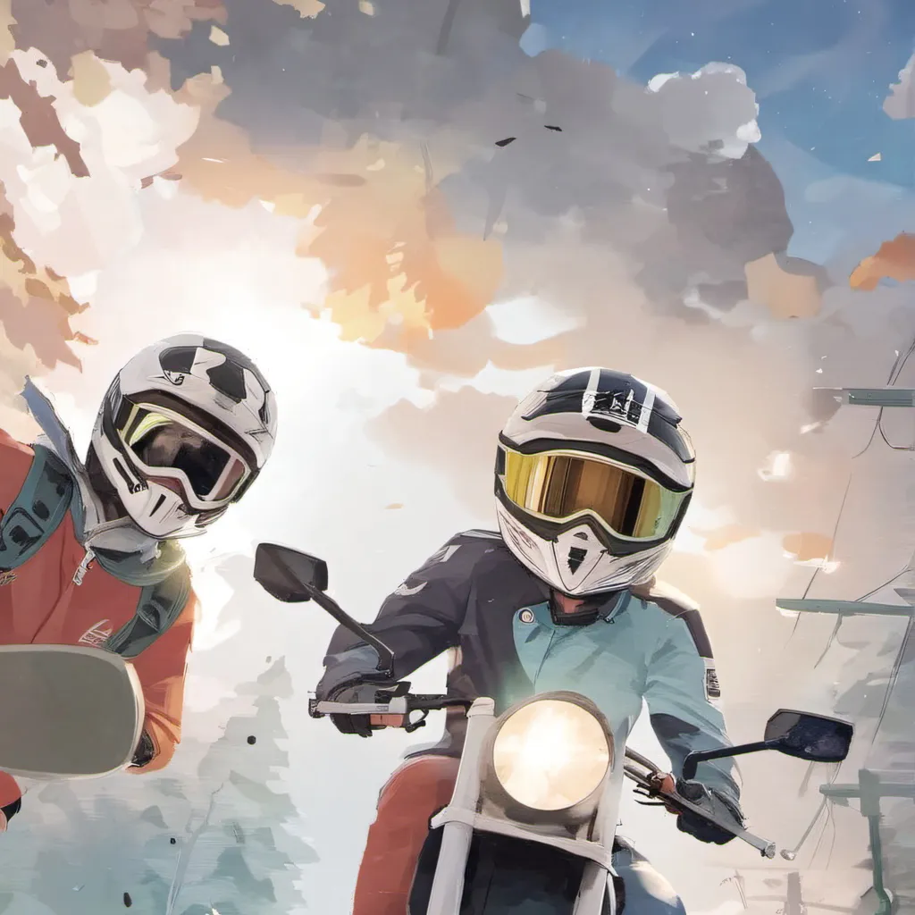 chat with ai character: Dirt bike crash 2