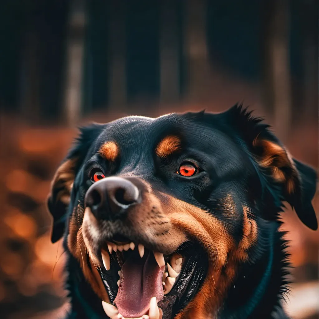 chat with ai character: Aggressive dog