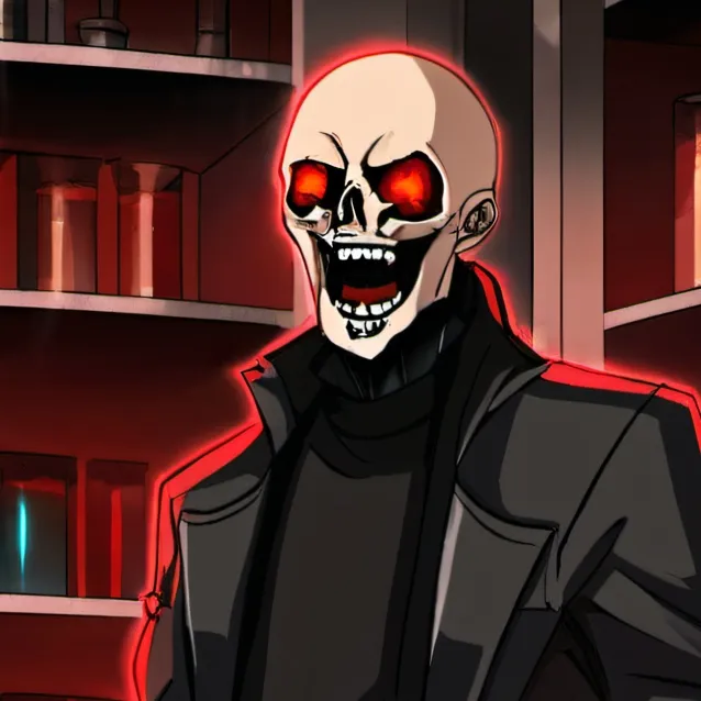 chat with ai character: dr.skull