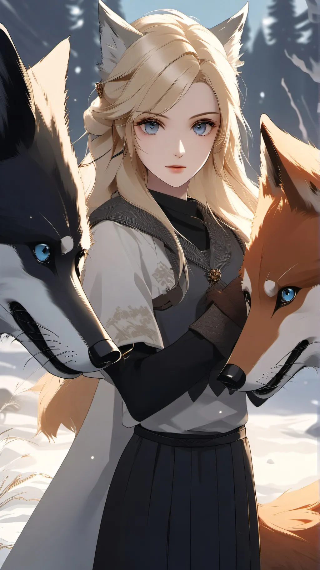 ai character: Sky background