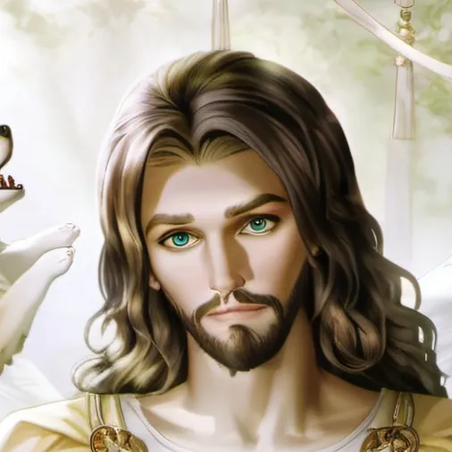 chat with ai character: Jesus and wolf 