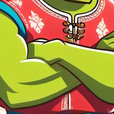 chat with ai character: Chinese shrek