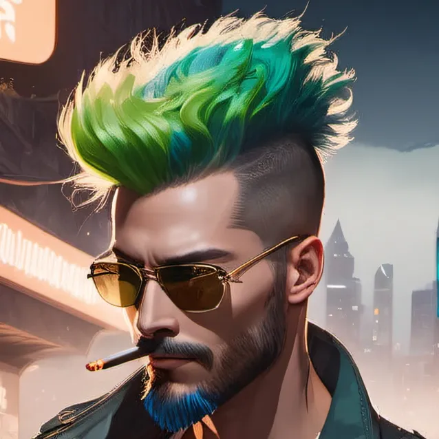 chat with ai character: V